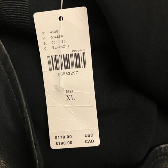 Maeve Black Leather Jumper Minidress NWT - Picture 8 of 9